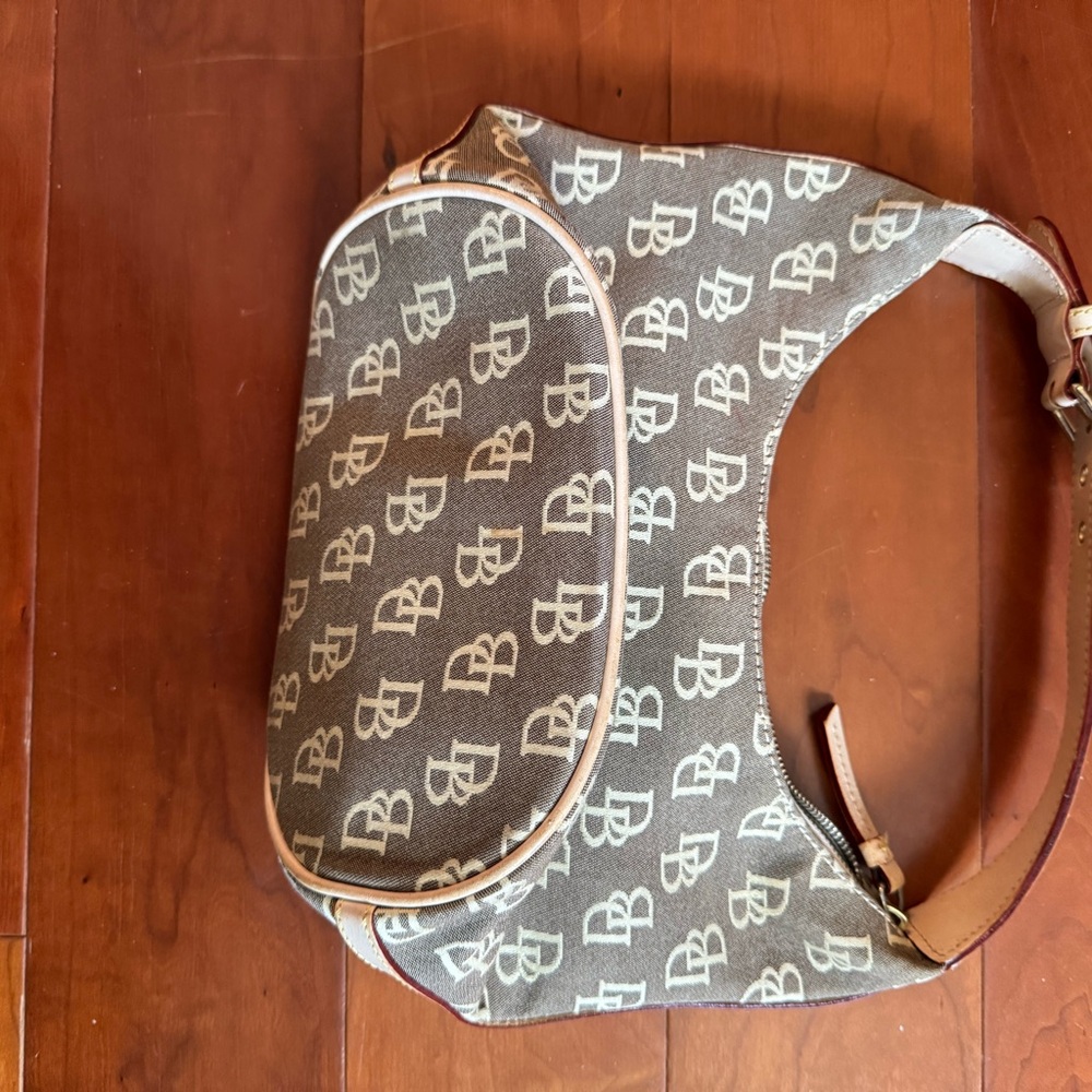 Balenciaga Monogram Canvas Shoulder Bag